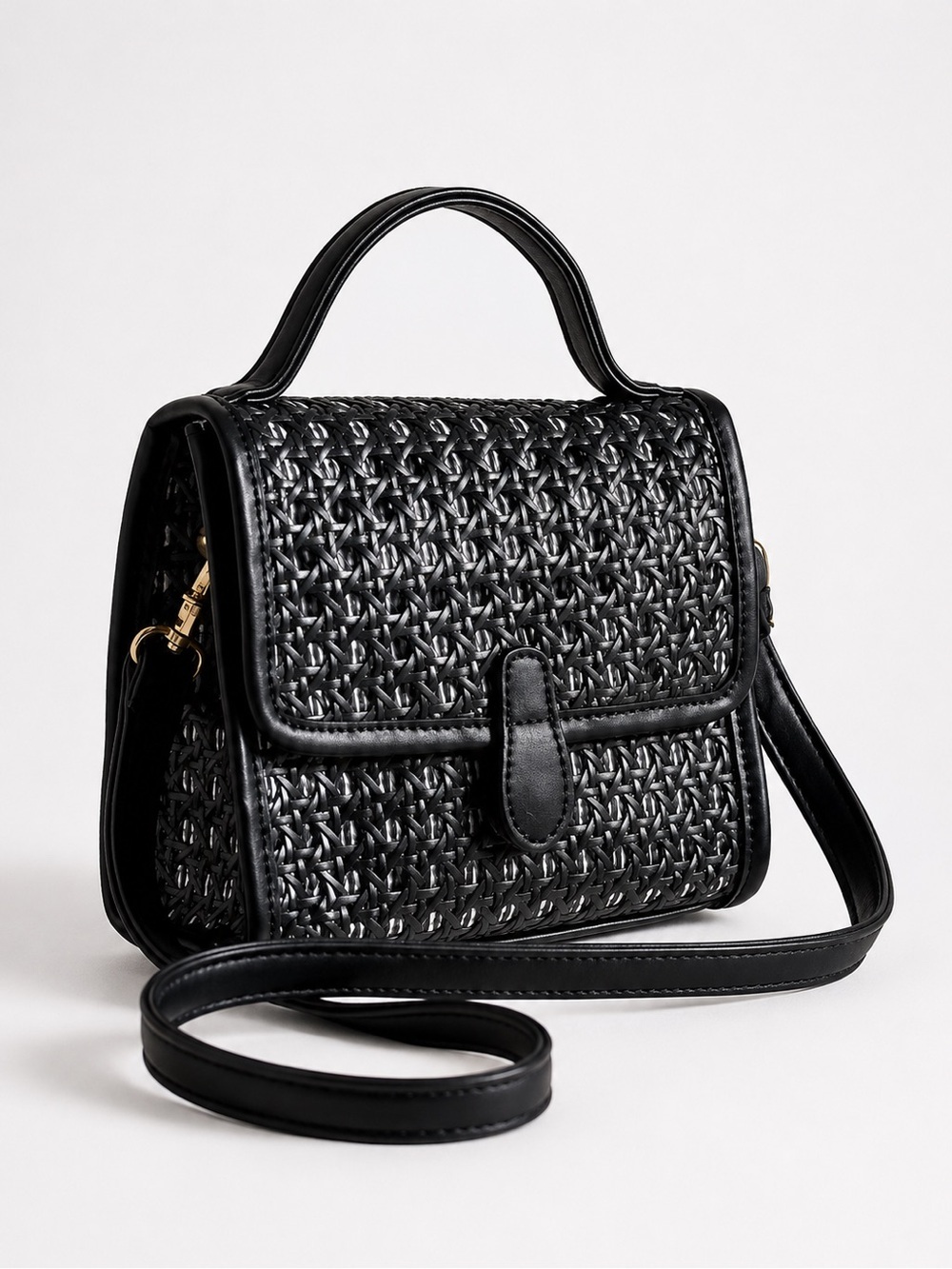 L*Space for Anthropologie Amelia shoulder bag-black-NWT